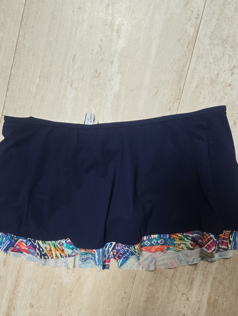 Profile by Gottex Navy Blue Bikini Bottom Skirt - Picture 8 of 10